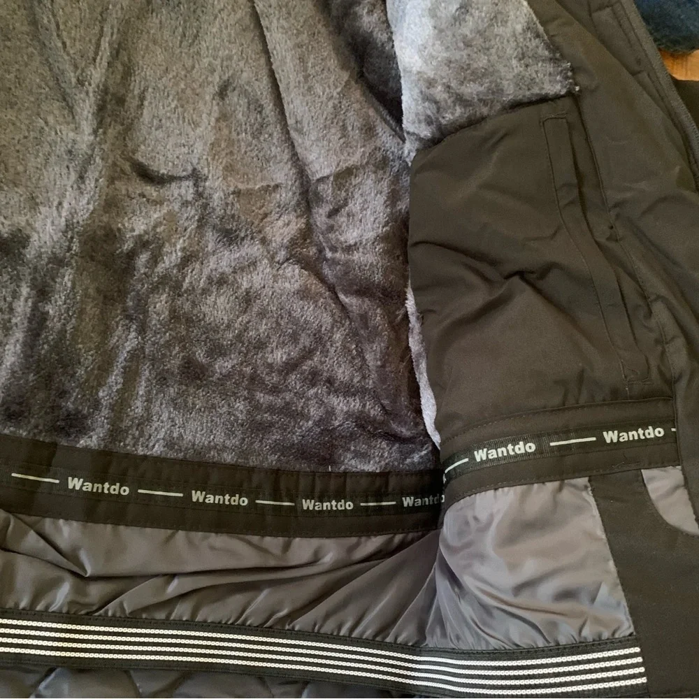 Wantdo Waterproof Ski Jacket Windproof Snow Warm Hooded Coat Sz M